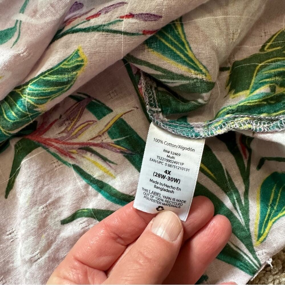 Terra and Sky‎ women’s blouse 4x - Picture 4 of 6